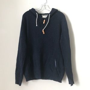 Navy toggle sweater